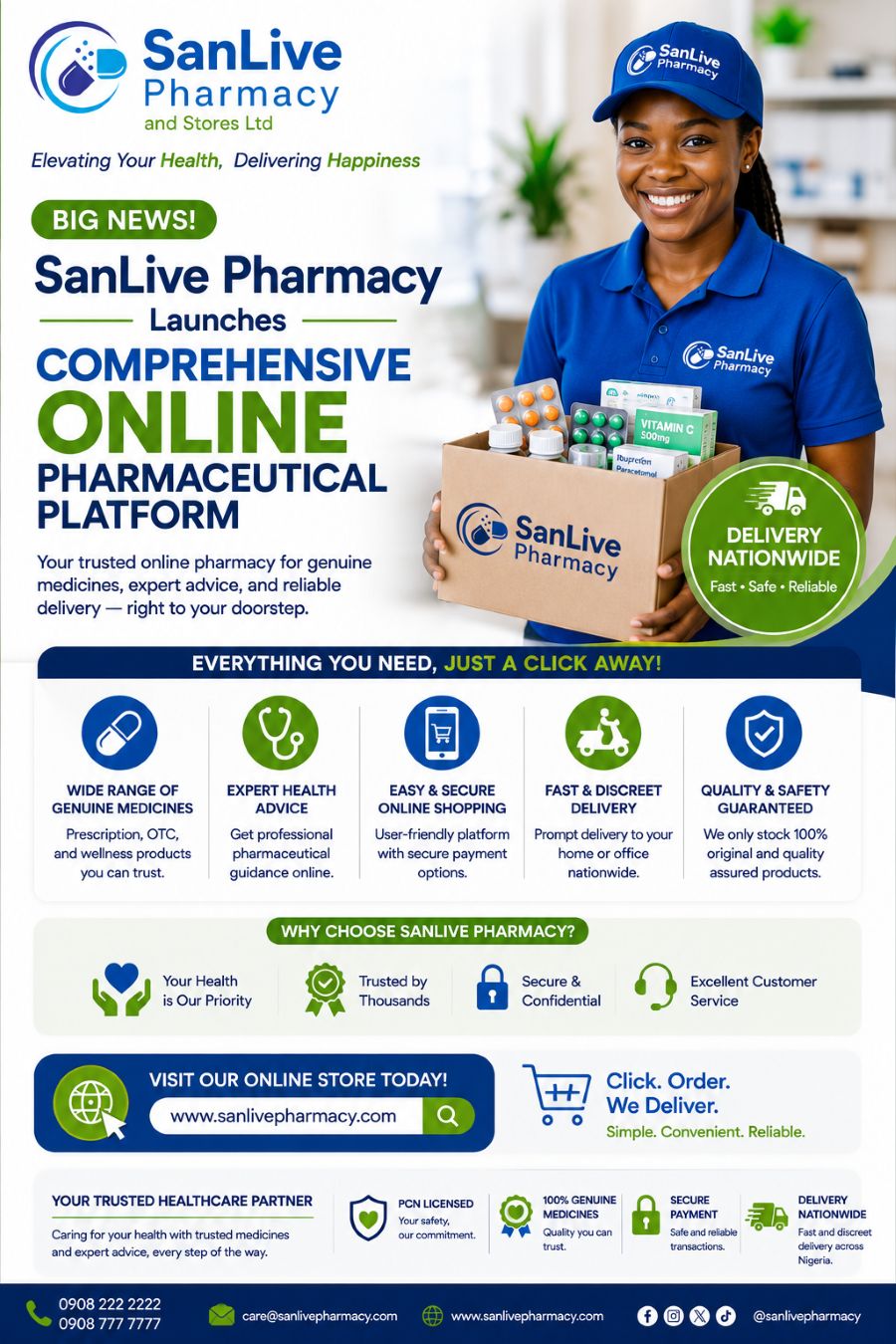 SanLive Pharmacy Launches Comprehensive Online Pharmaceutical Platform